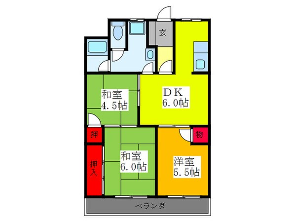 シャトルMKの物件間取画像